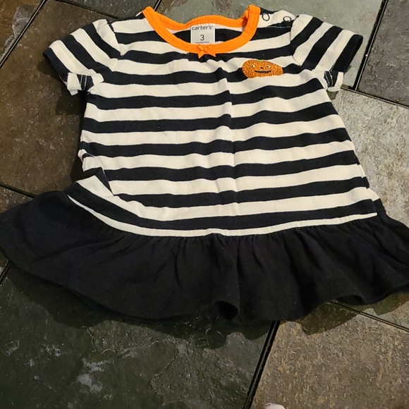 Girls 5 pc lot: sleeper, tops, pants, 3 mo, halloween - Picture 3 of 11